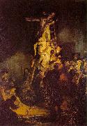 REMBRANDT Harmenszoon van Rijn Descent from the Cross. France oil painting artist